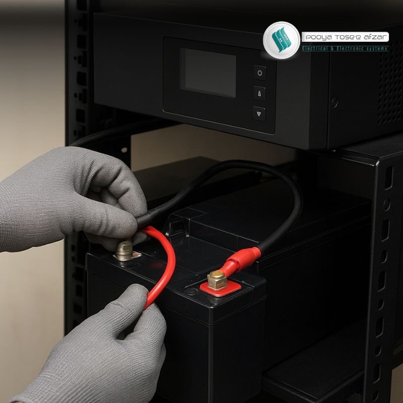 طریقه نصب باتری یو پی اس