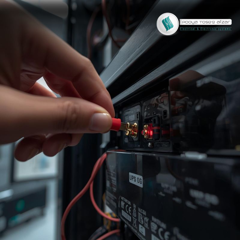 طریقه نصب باتری یو پی اس